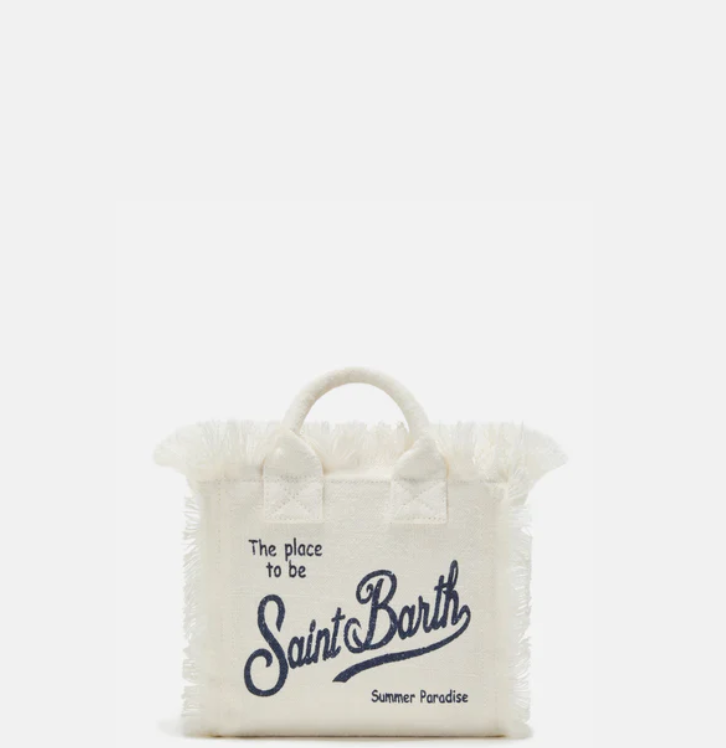 borsa vanity mini linen VANITY MINI LINEN 00405L MC2 SAINT BARTH 