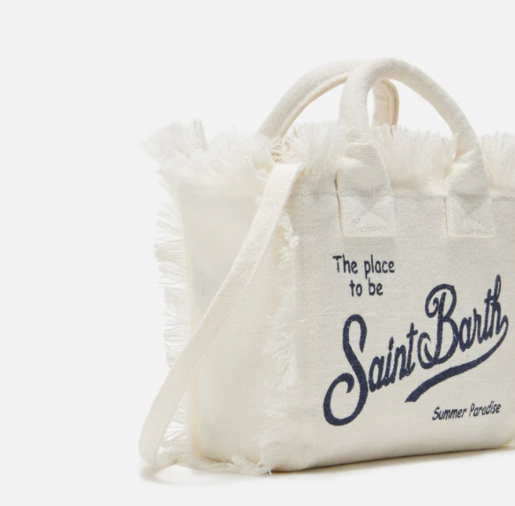 borsa vanity mini linen VANITY MINI LINEN 00405L MC2 SAINT BARTH 