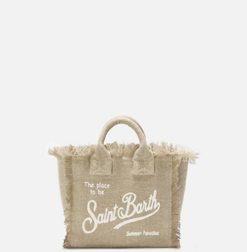 borsa vanity mini linen VANITY MINI LINEN 01139L MC2 SAINT BARTH 