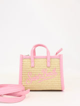 MC2 SAINT BARTH borsetta vivian micro straw Rosa