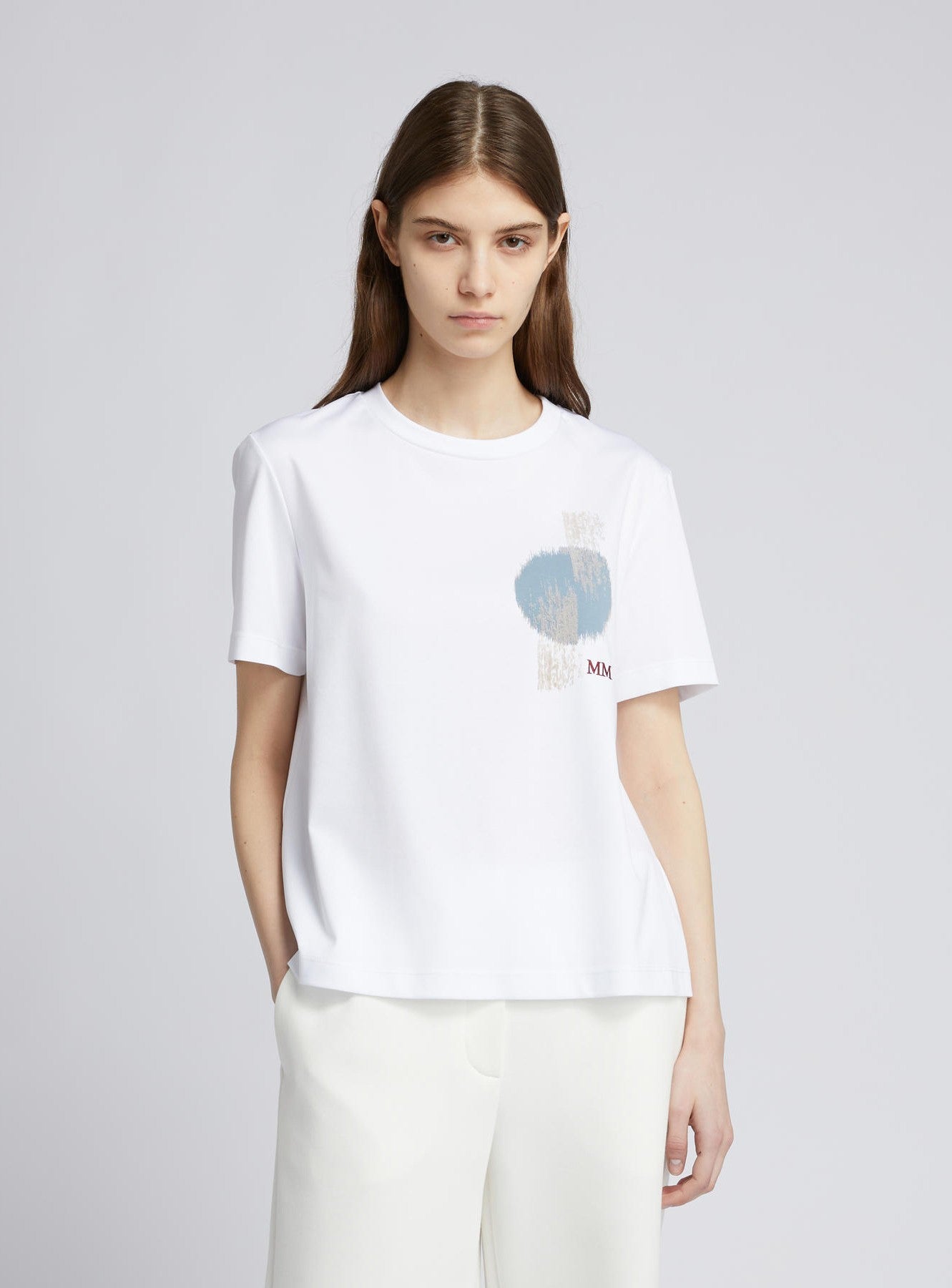 t-shirt con stampa MMLNEGOZI 001 MM MAXMARA 