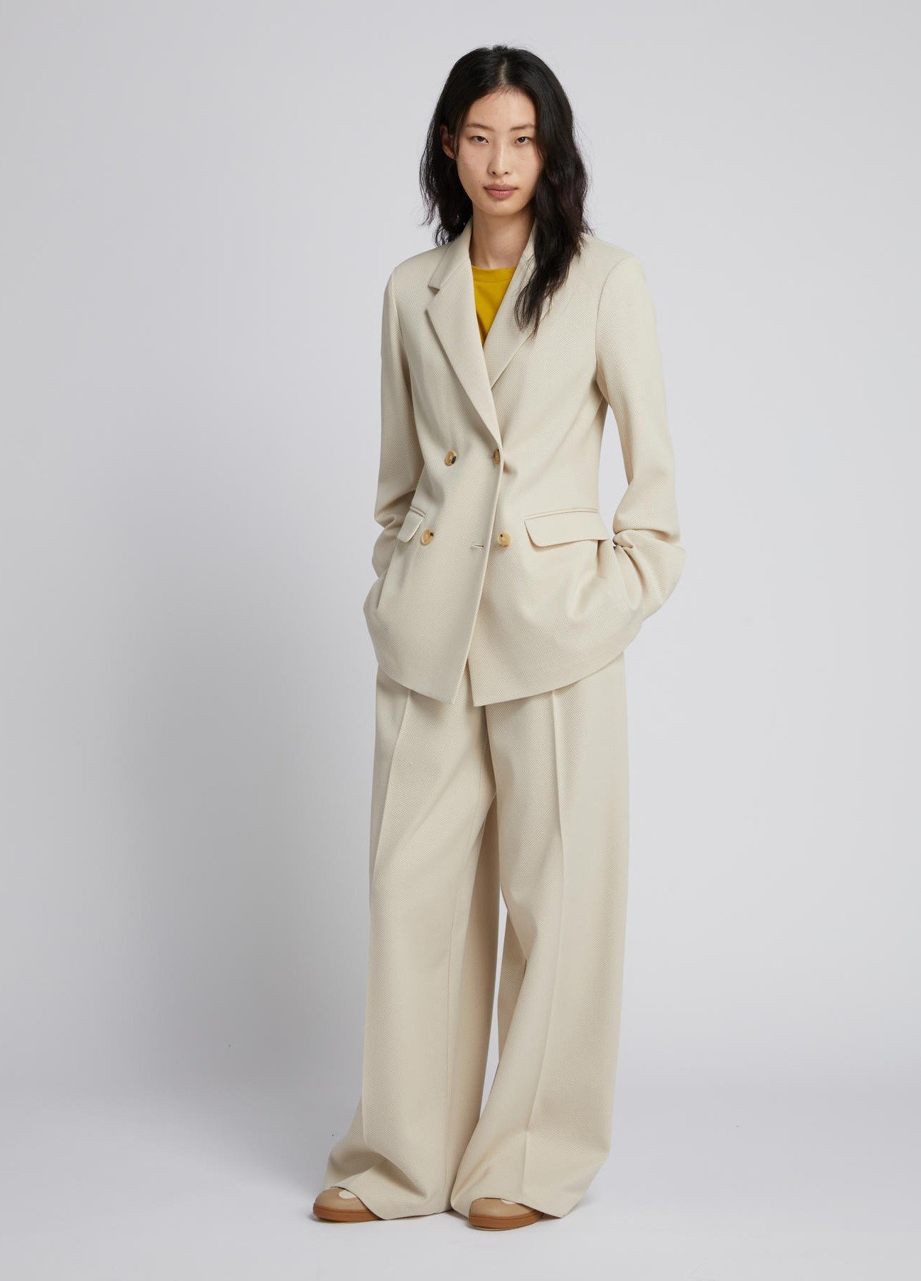 Blazer in jersey piquet di cotone MMLROTONDO 001 MM MAXMARA 
