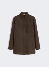 MM MAXMARA camicia di lino Marrone