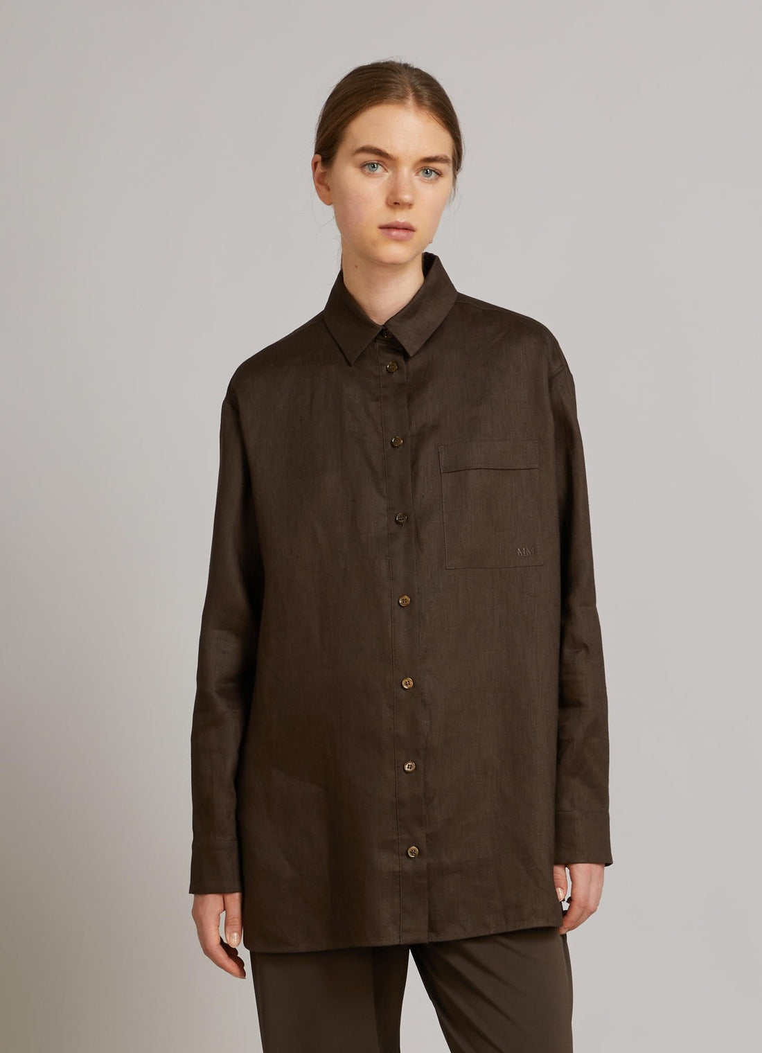 camicia di lino MMLFILO 006 MM MAXMARA 