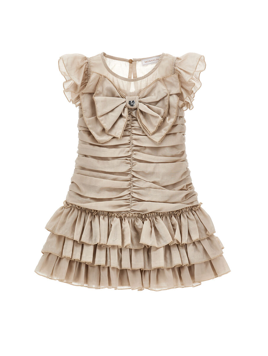 abito plissettato 17G906 7105 0003 MONNALISA 