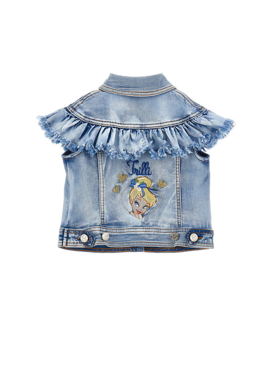 giacca denim trilli 19G105 7013 0062 MONNALISA 