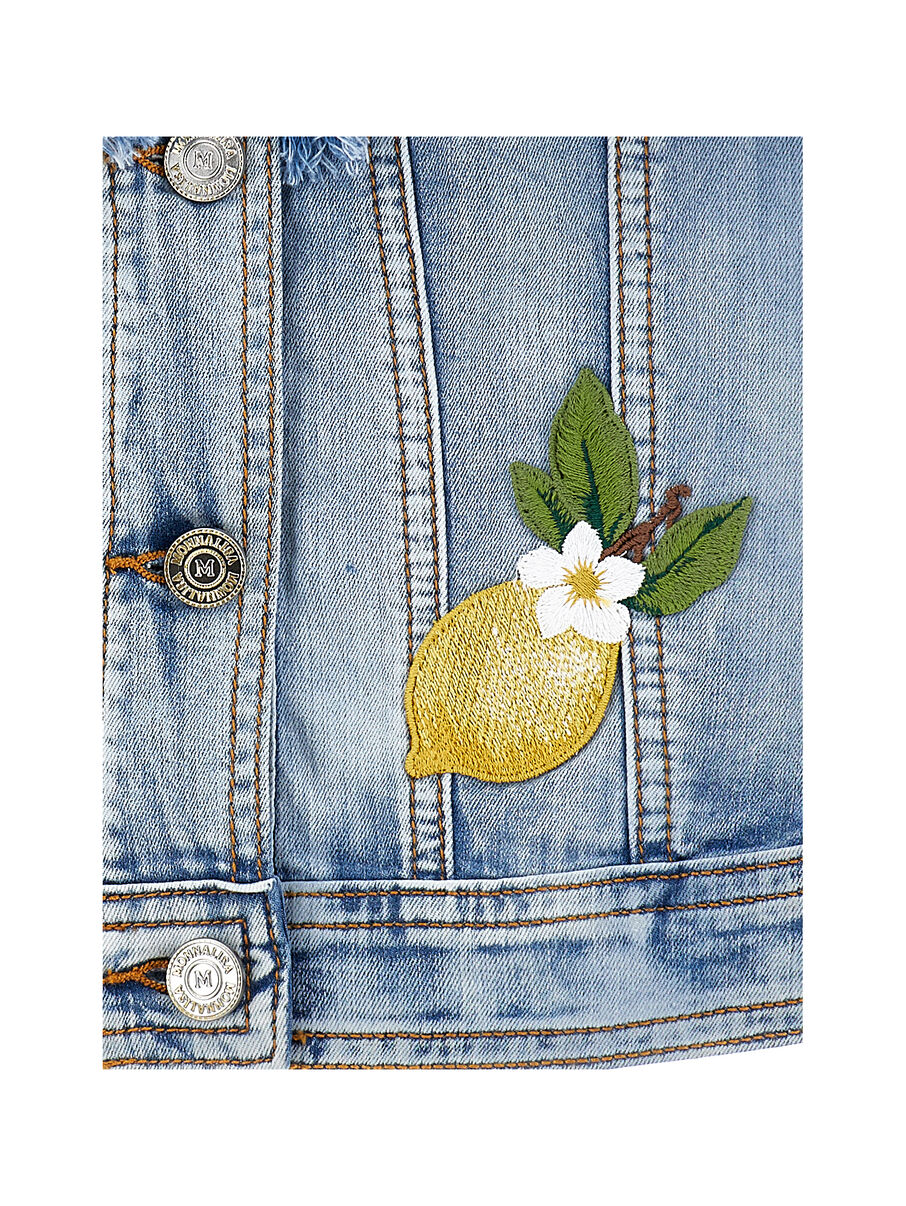 giacca denim trilli 19G105 7013 0062 MONNALISA 