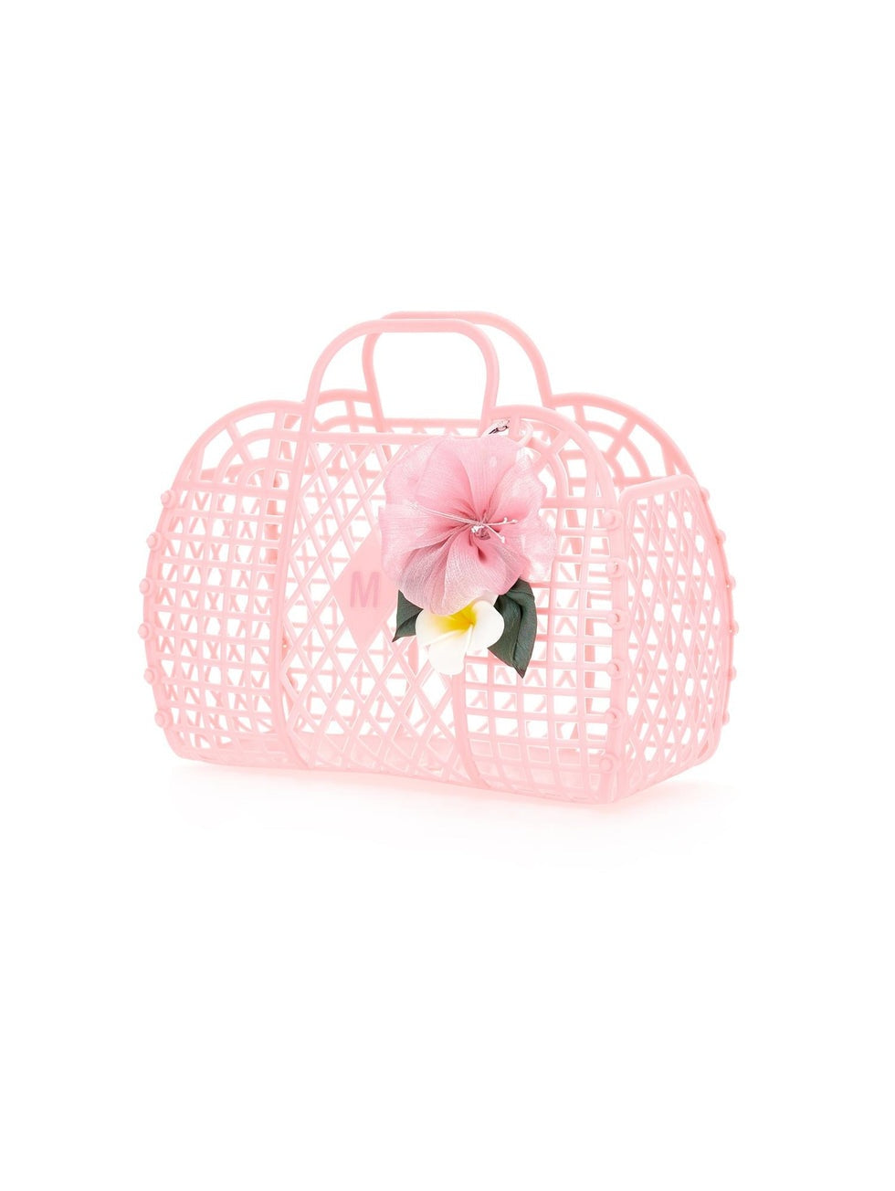 borsa con fiore ibisco 19H032 8067 0093 MONNALISA 