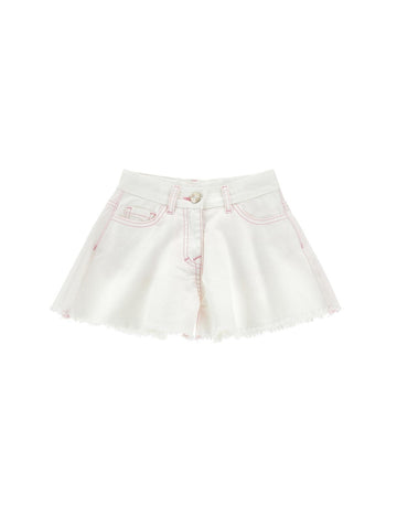 shorts con ricami 19H420 8043 0099 MONNALISA 