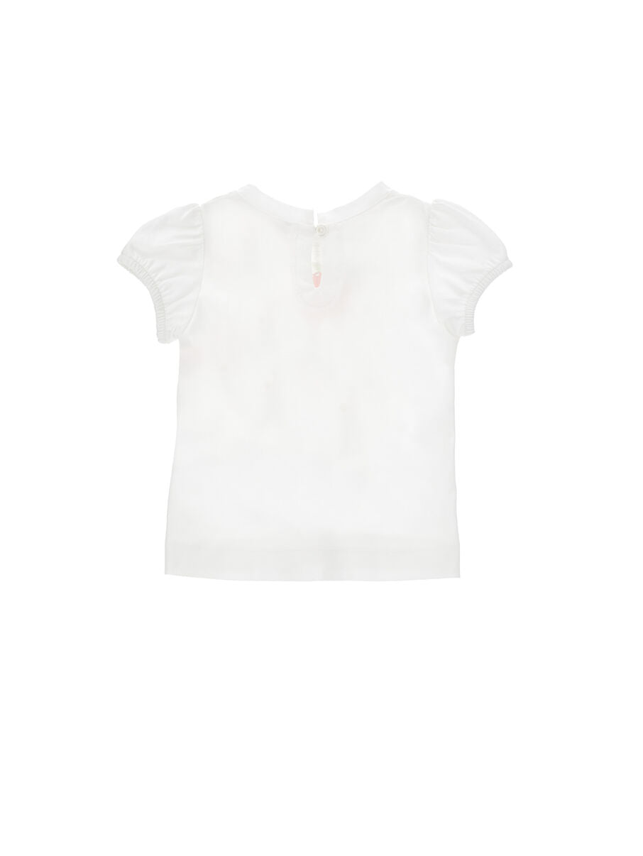 t-shirt fragole 39G613 7002 0099 MONNALISA 