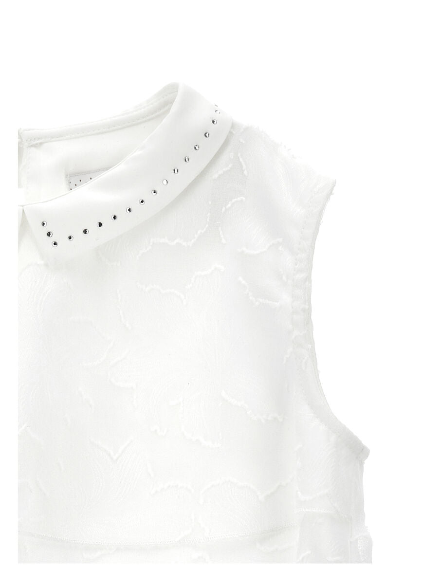 top con ricamo 71G3067990 0001 MONNALISA 