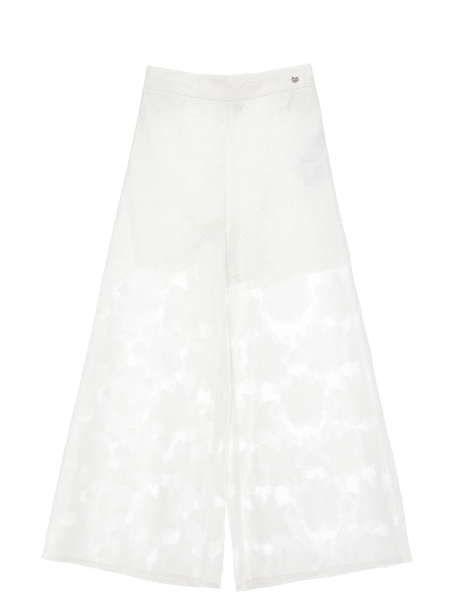 Pantalone con bottone gioiello 71G4027990 0001 MONNALISA 