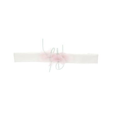 fascia con fiore tulle 73G003 7201 0190 MONNALISA 