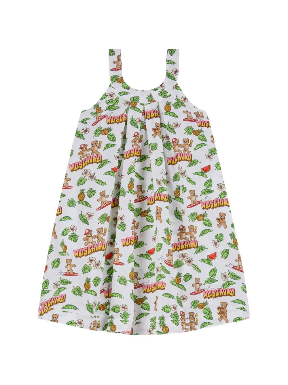 abito fantasia all over HDV0HF LLB65 83657 MOSCHINO KIDS 