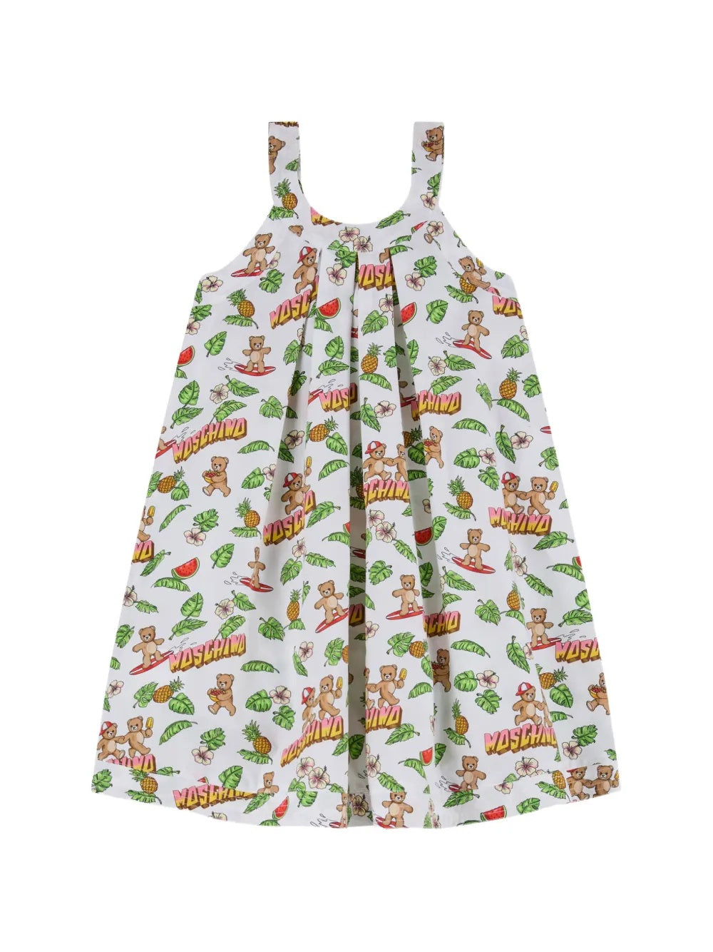 abito fantasia all over HDV0HF LLB65 83657 MOSCHINO KIDS 