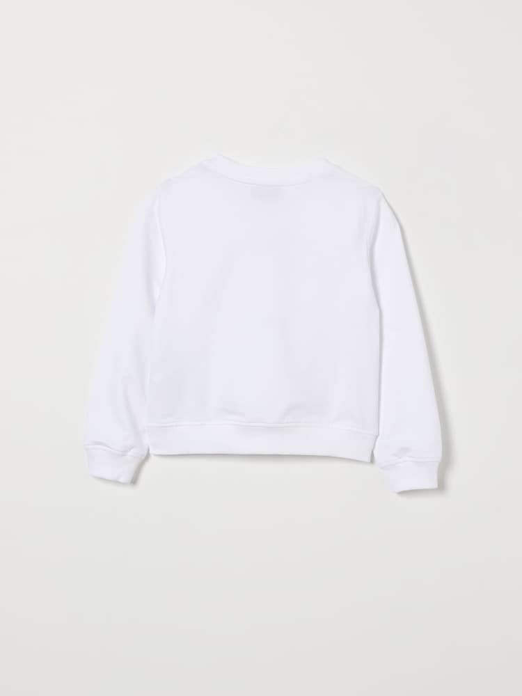 felpa con teddy fiori HLF02M LDA00 10101 MOSCHINO KIDS 