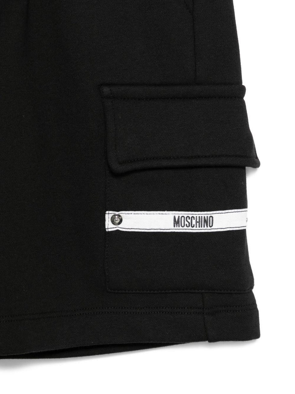 Shorts con logo HUQ02O LCA86 60100 MOSCHINO KIDS 