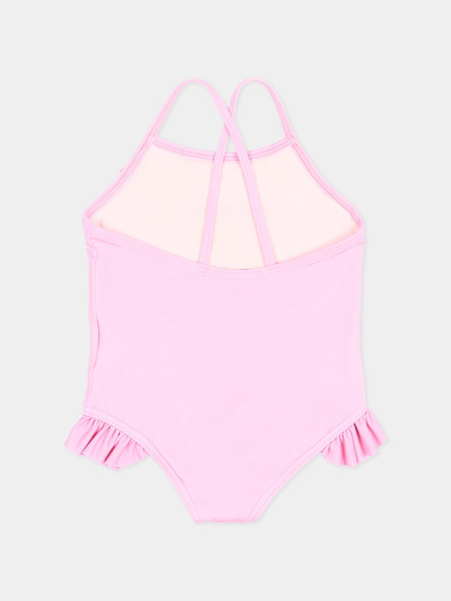 costume intero con logo MBL00G LKA11 51473 MOSCHINO KIDS 