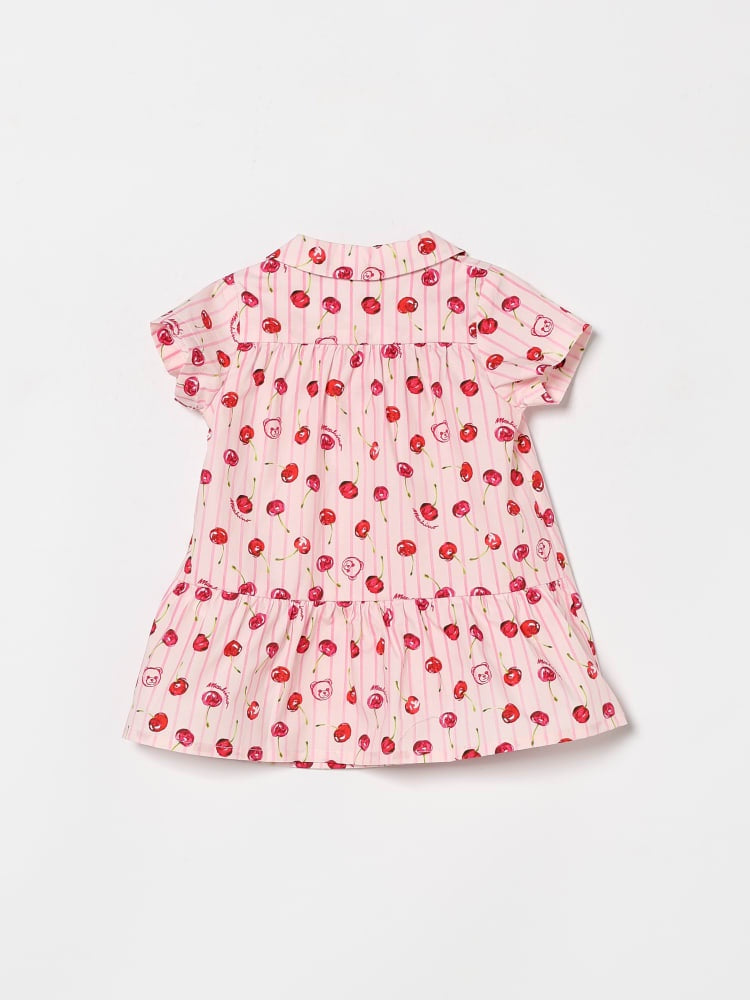 abito chemisier stampato MDV0D8LLB66 83658 MOSCHINO KIDS 