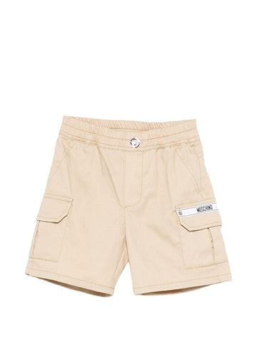 shorts cargo con logo MUQ01Q LYA02 20829 MOSCHINO KIDS 