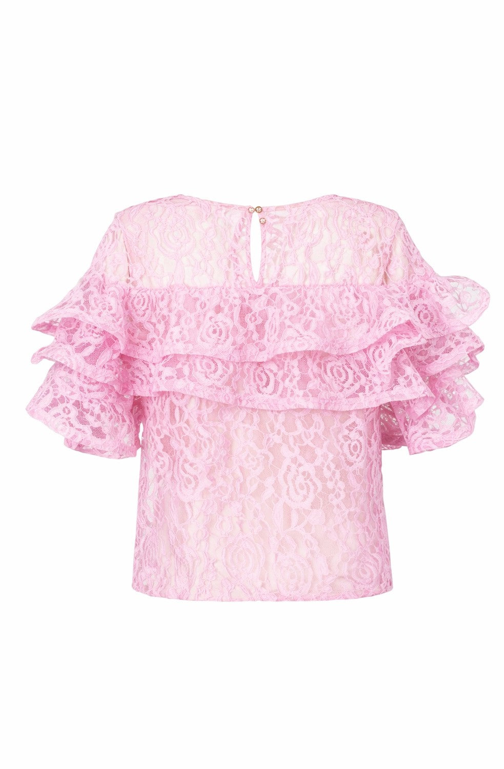 blusa in pizzo DAVOLI 230S6 ROSA ODI' ODI' 