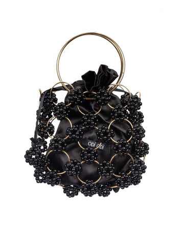 borsa mini gioiello MOROSITA 710S6 NERO-ORO ODI' ODI' 
