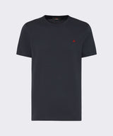 PeUTEREY t-shirt con logo ricamato Blu