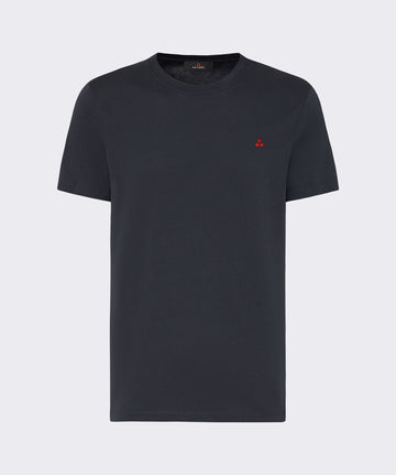 t-shirt con logo ricamato MANDERLY 04 215 PeUTEREY 