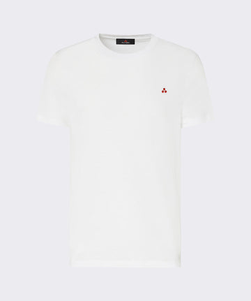 t-shirt con logo ricamato MANDERLY 04 730 PeUTEREY 