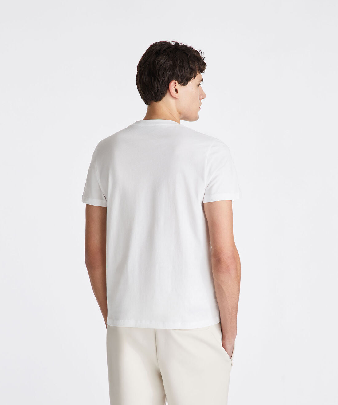 t-shirt con logo ricamato MANDERLY 04 730 PeUTEREY 