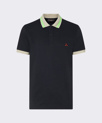 polo con dettagli fluo NEW SELANDINA STR 04 215 PeUTEREY 