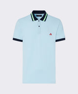 PeUTEREY polo con dettagli fluo Azzurro