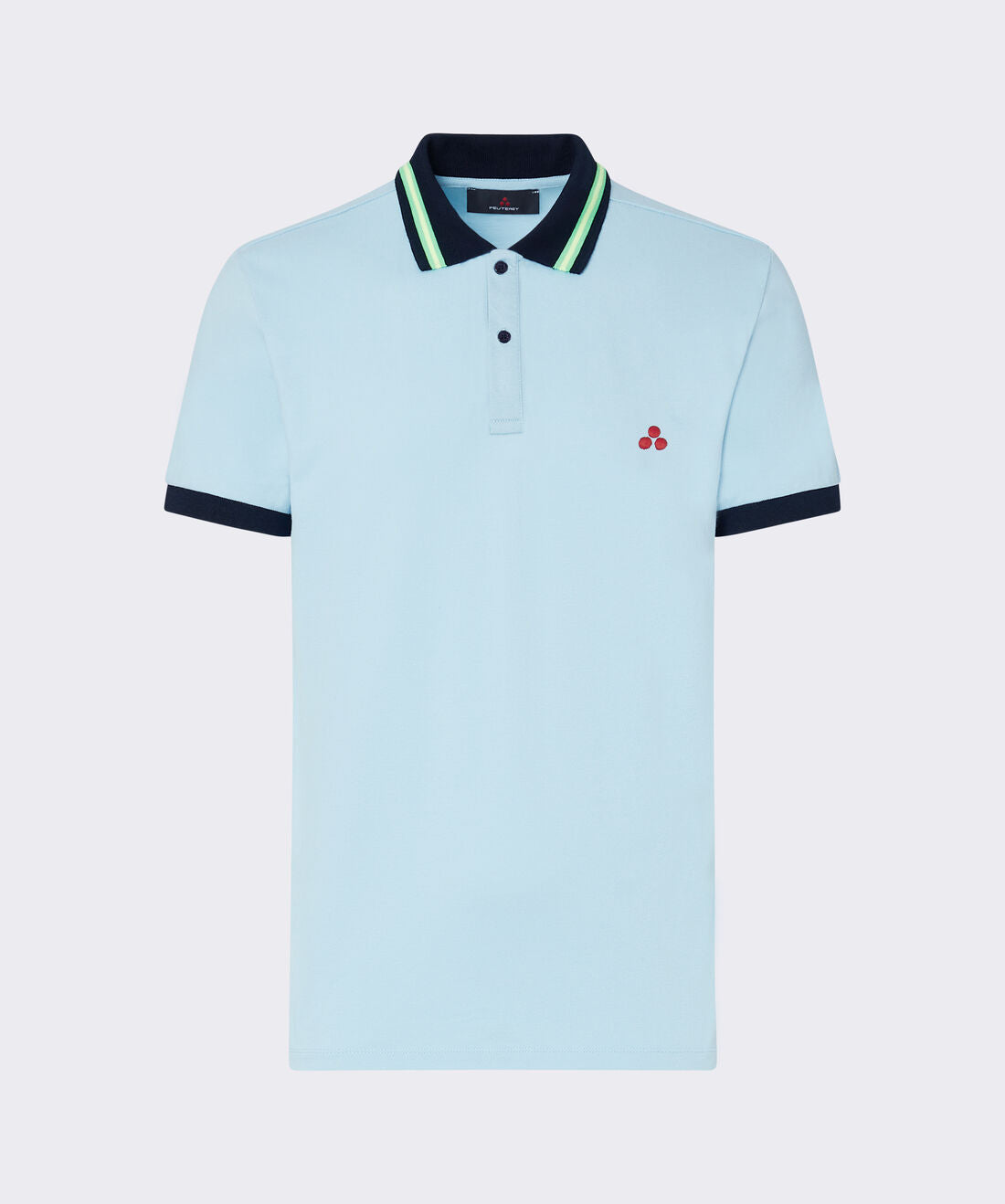 polo con dettagli fluo NEW SELANDINA STR 04 290 PeUTEREY 
