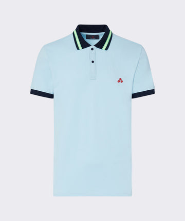 polo con dettagli fluo NEW SELANDINA STR 04 290 PeUTEREY 