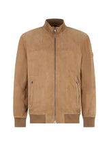 PeUTEREY giacca sands suede in pelle scamosciata Marrone