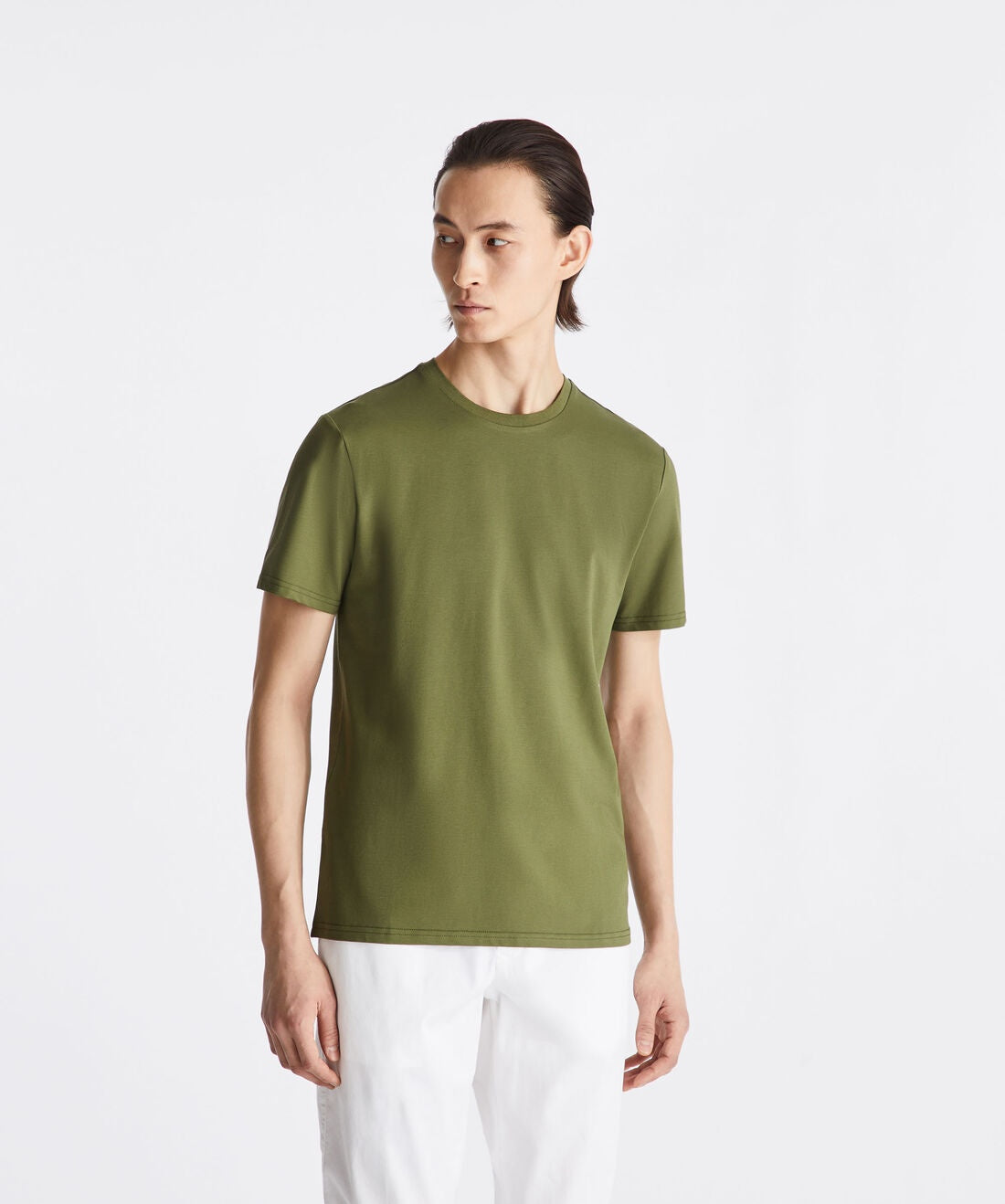 t-shirt in cotone e seta ZOLE 02 471 PeUTEREY 