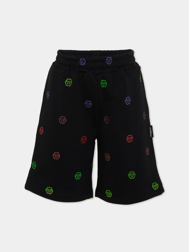 shorts logati multicolor S6PHJBBE010 110 PHILIPP PLEIN 