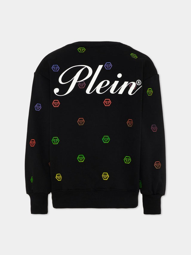 felpa logo monogram multicolor S6PHJBSW009 110 PHILIPP PLEIN 