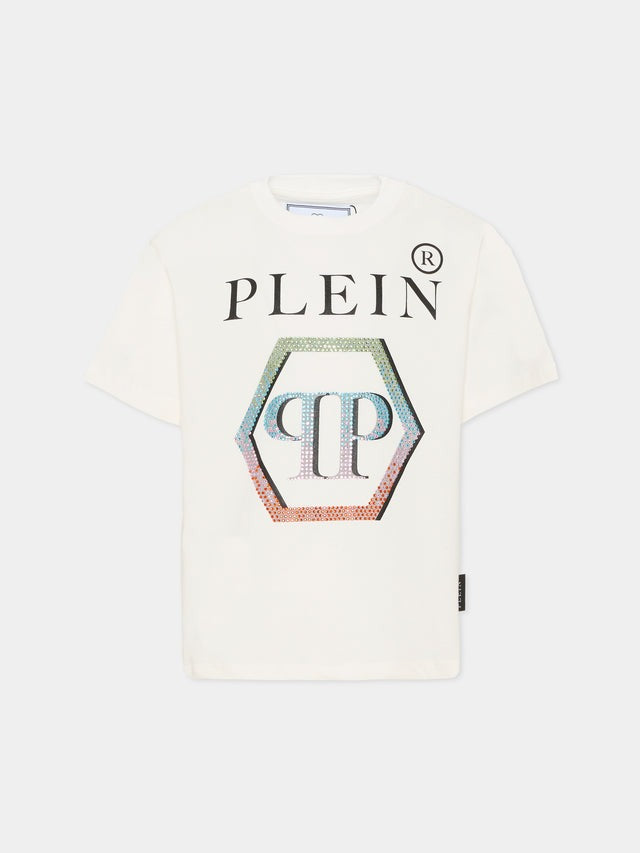 T-shirt con logo S6PHJGTH157 002 PHILIPP PLEIN 