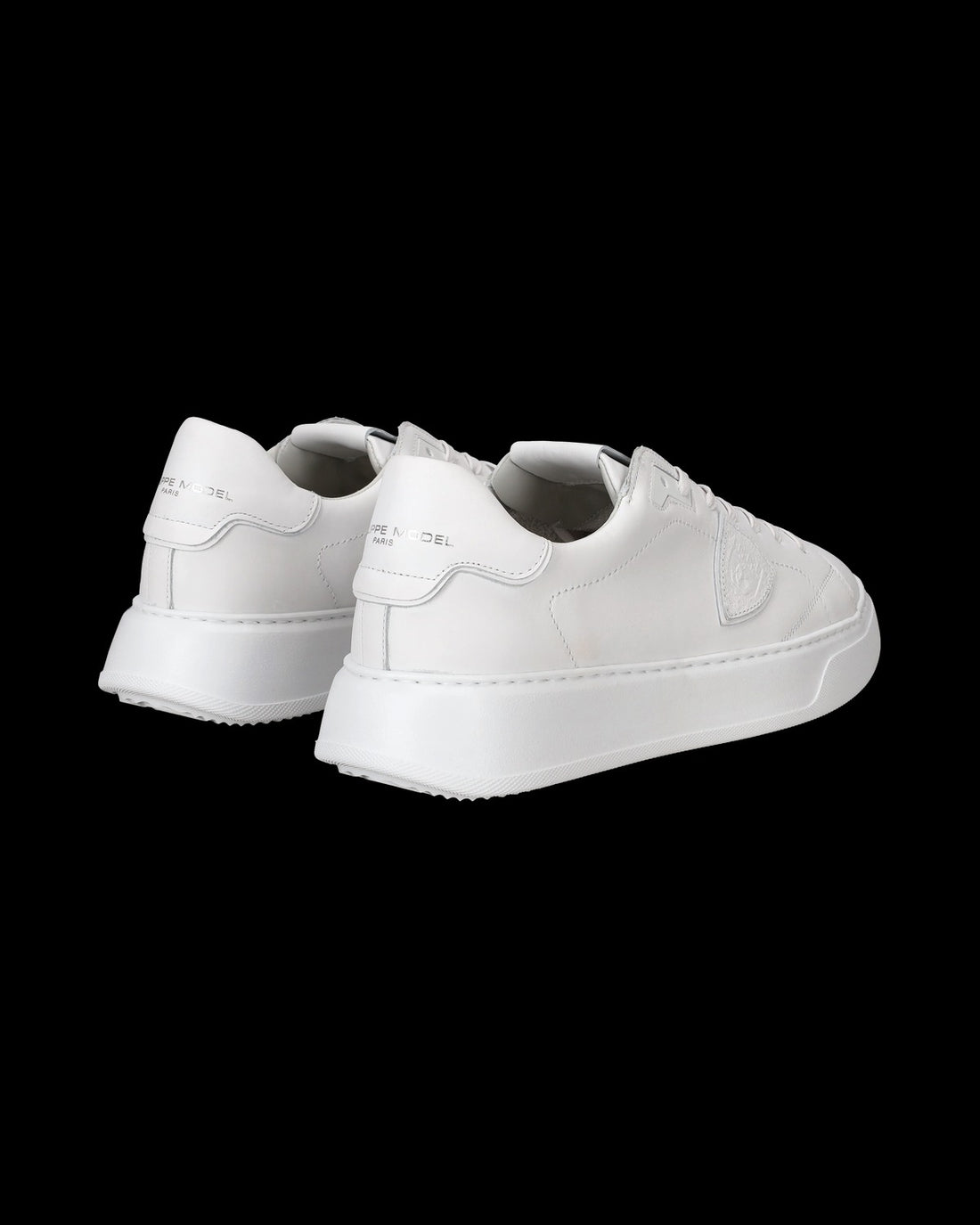 sneakers temple bianca BTLU V001 BLANC V0001 PHILIPPE MODEL 