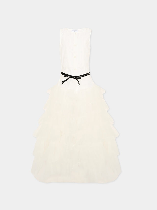 abito elegante con gonna tulle I1G201 7116 0001 PHILOSOPHY 