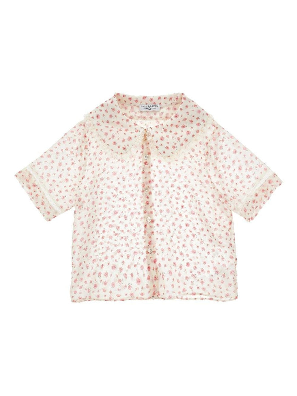 camicia con stampa fiori I1G312 7602 0294 PHILOSOPHY 