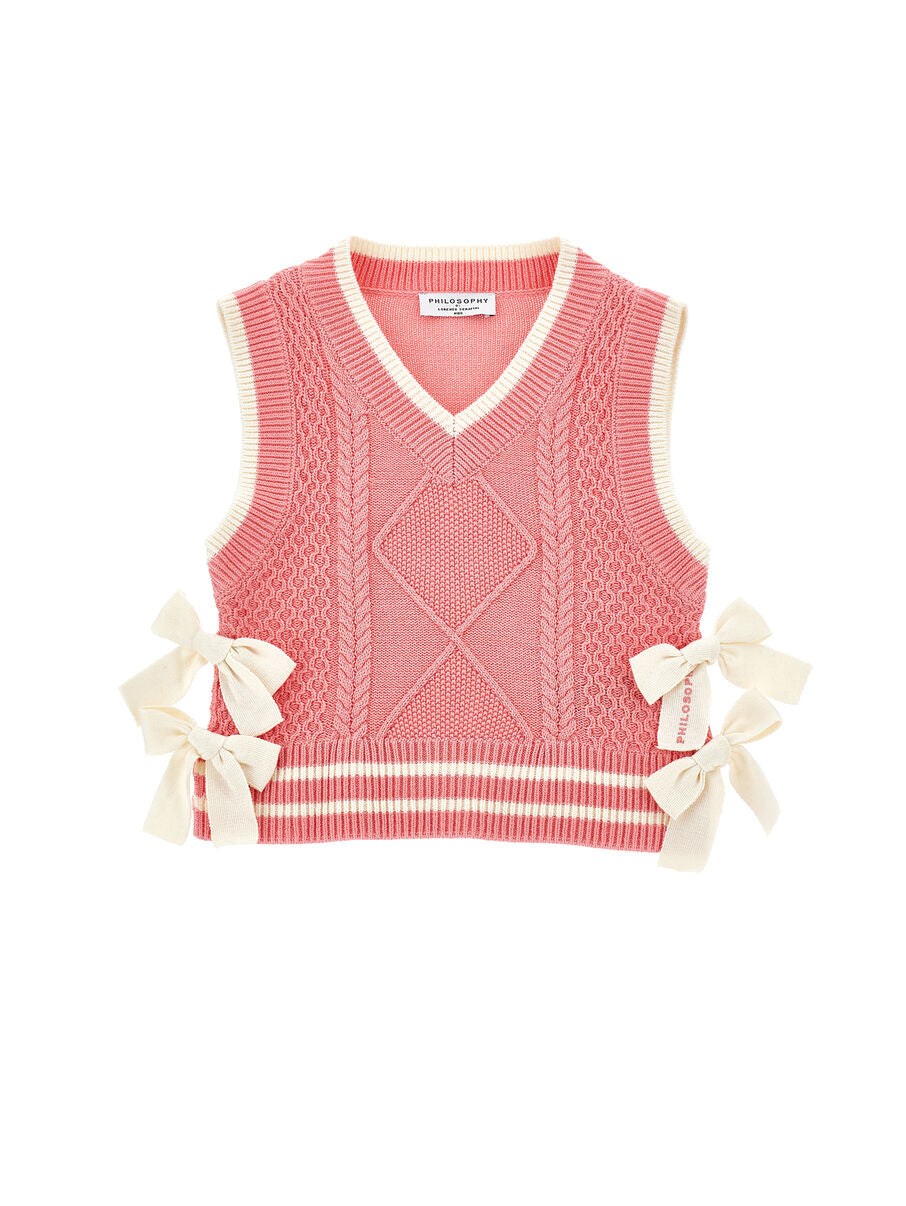 gilet con fiocchi I9G306 7034 0093 PHILOSOPHY 