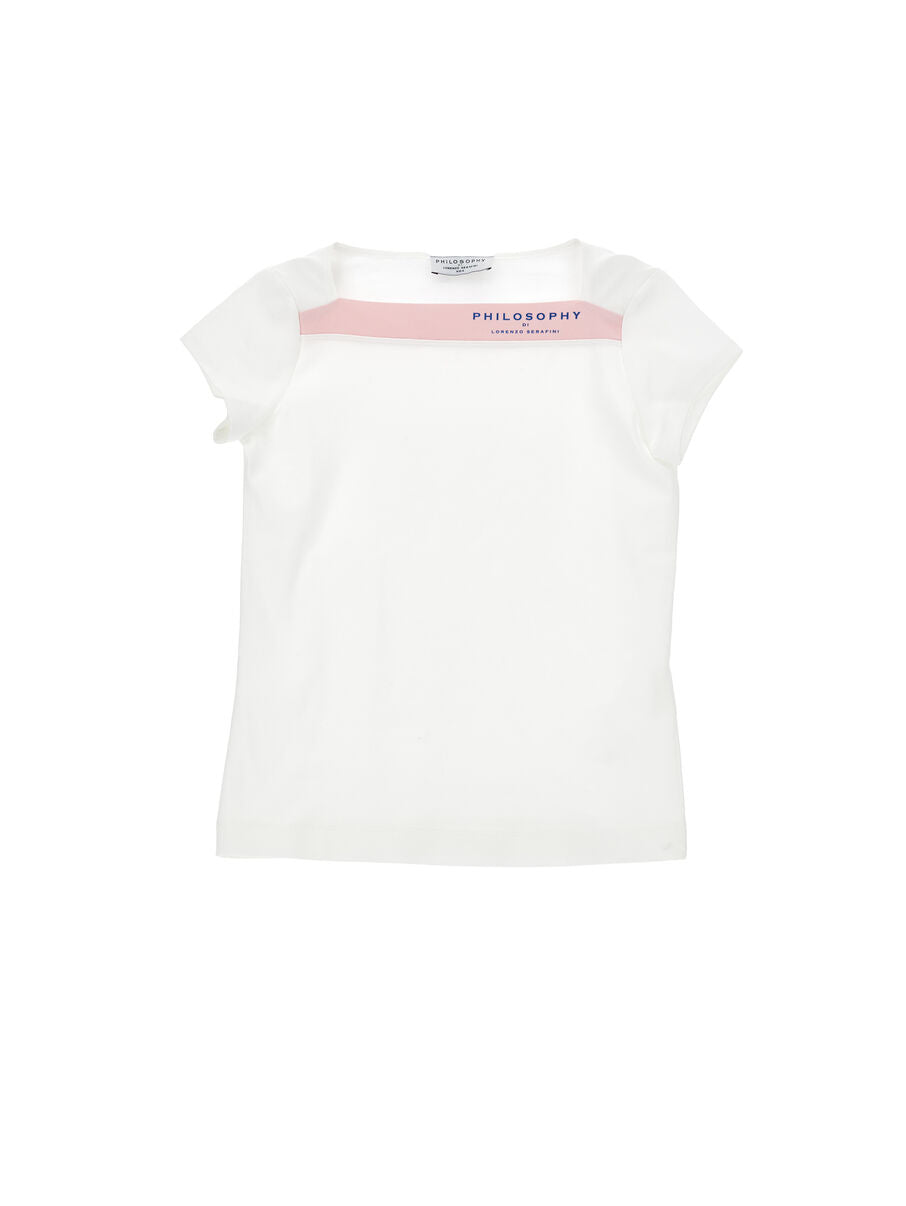 t-shirt con logo I9G608 7032 0190 PHILOSOPHY 
