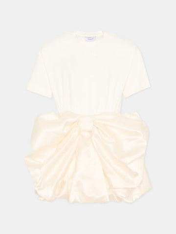 abito elegante con fiocco KFAB040 JE017 0000 PINKO 