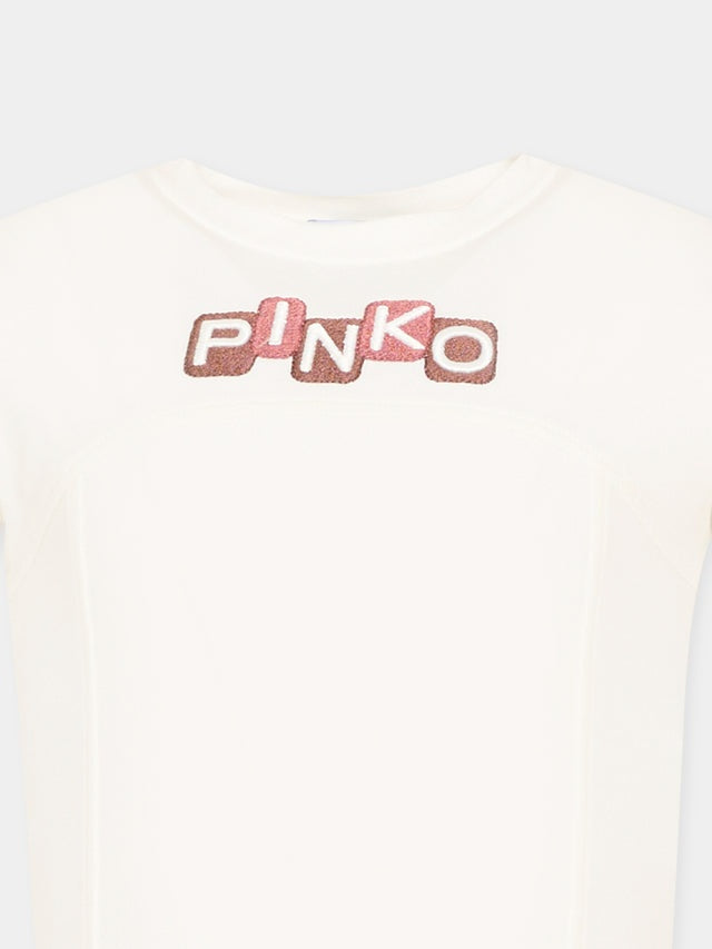 t-shirt con logo pinko KFTS038 JEO17 0987 PINKO 