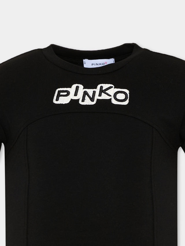 t-shirt con logo pinko KFTS038 JEO17 0989 PINKO 