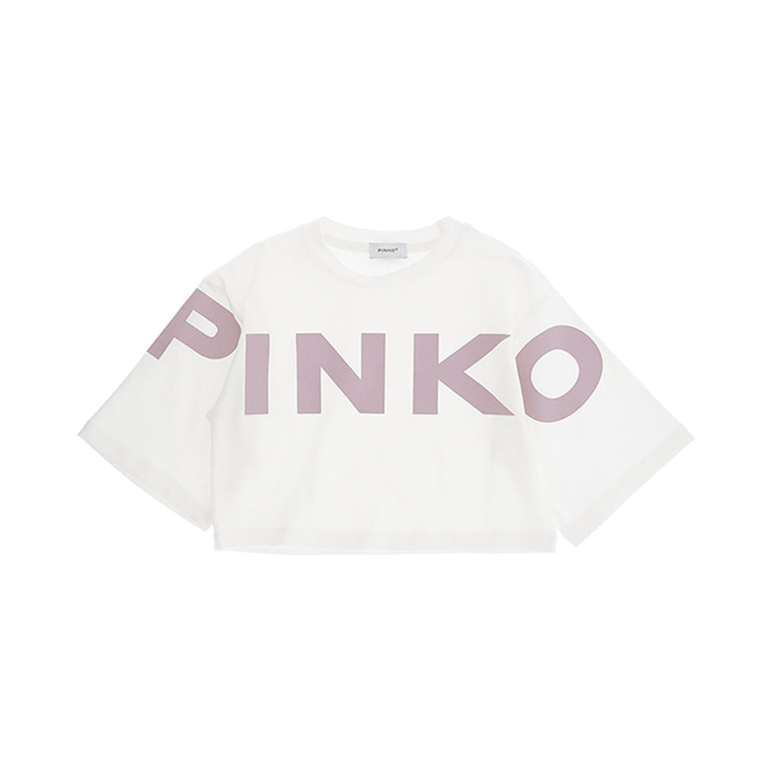 t-shirt cropped logata KFTS047 CJE017 0983 PINKO 