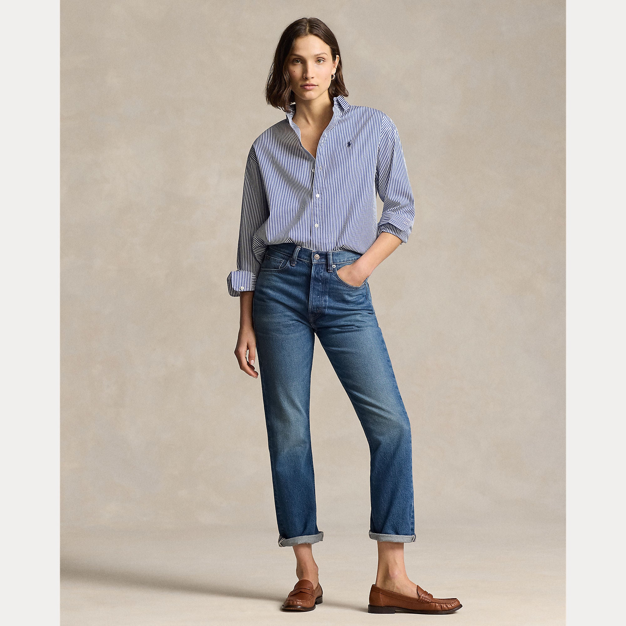 camicia relaxed fit 211-910743 020 RALPH LAUREN POLO 