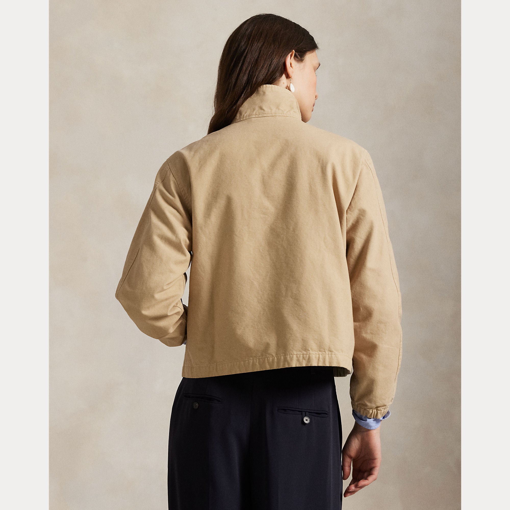 giacca in tela di cotone 211-936442 003 RALPH LAUREN POLO 